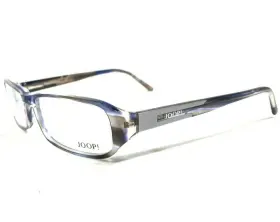 Mod.81036-6041 Joop Eyeglasses Frames Brown Clear Blue Horn Gray 53-15-135