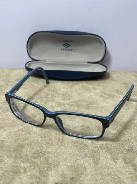 Ja4008 Joseph Abboud 140 Reading Eyeglasses Frame Blue Pre Owned W Case