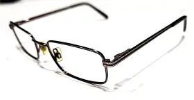 Ja4028 Joseph Abboud 204 Java Brown Metal Rectangle Eyeglasses 51-18 140