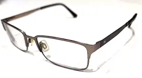 Ja4074 Joseph Abboud 033 Large Gunmetal Rectangle Eyeglasses 56-19 145