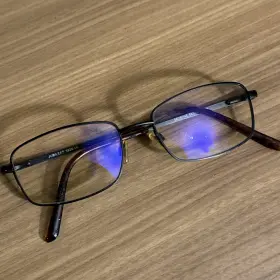56-18-145 Jubilee J5935 Mens Metal Eyeglasses Satin Brown