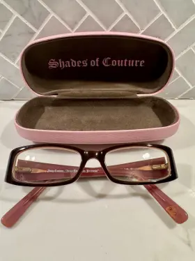 01w8 Juicy Couture Inch American Princess Darling 135 Made In Italy Y2k Pink
