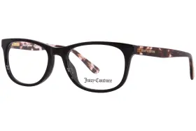 Ju-312 Juicy Couture 807 Eyeglasses Frame Youth Kids Black Full Rim 51mm
