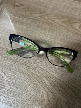 Ju137 Juicy Couture Authentic Lime Green Cat Eye Glasses