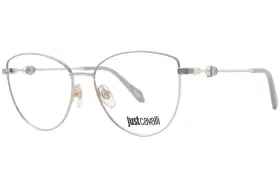 Vjc014 Just Cavalli 0492 Eyeglasses Frame Womens Light Gold/color Full Rim 54mm