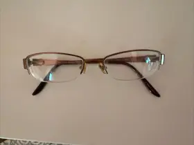 Karen Kane 49-17-135 Petites Eyeglasses Half Rim Brown