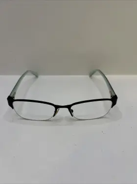 7146-071924-22.95 Karen Kane Petites Pistachio Half-rim Eyeglasses Frame Only Black 49-17-135