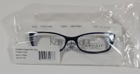 49-15-135 Karen Kane 748474320377 Eyeglasses Forsythia Nany/teal Women Frame