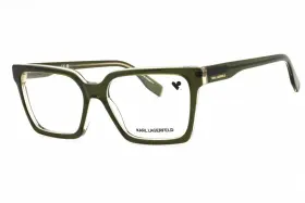 Kl6097305 Karl Lagerfeld Kl6097 305 Eyeglasses Green Crystal Frame 55mm