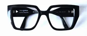 Kl60980015219140 Karl Lagerfeld Kl6098s 001 Black New Authentic Unisex Frame Eyeglasses 52-19-140
