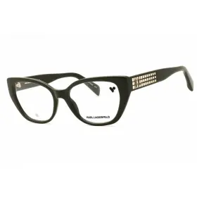 Kl6151 Karl Lagerfeld Womens Eyeglasses Khaki Full Rim Cat Eye Shape Frame 275