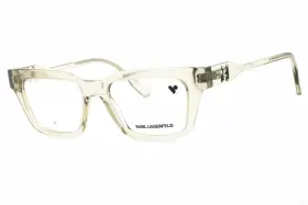 Kl6152275 Karl Lagerfeld Kl6152275/52 Kl6152 275 Light Khaki 52mm Eyeglasses New Authentic