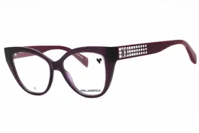 Kl6178-500-53 Karl Lagerfeld Eyeglasses Size 53mm 16mm 140mm Purple Women
