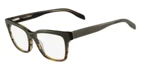 Kl919-113 Karl Lagerfeld New Kl-919 113 Khaki And Striped Brown Eyeglasses 52/16/135