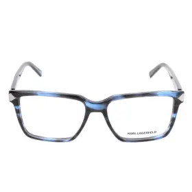 Kl940-041 Karl Lagerfeld New Kl940 041 Striped Blue Eyeglasses 55mm With Kl Case