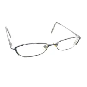 0fh8 Kate Spade Dara Black Silver Rectangular Eyeglasses Frames 48-15 130 Italy