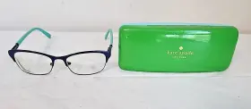 50-16-140 Kate Spade 0jxl Deeann Eyeglasses Frame Womens Blue Full Rim Cat Eye