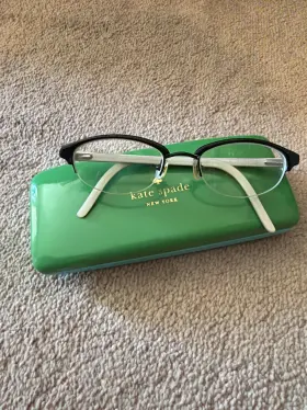 0jbm-135 Kate Spade New York Eyeglasses Roberta Black With Hard Case