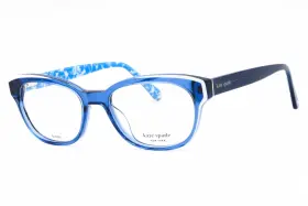 00ju Kate Spade New York 197737037482 Zelda 0ju Eyeglasses Blue White Frame 50mm