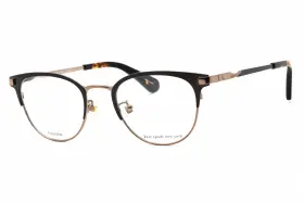 0wr9 Kate Spade New York 716736093581 Danyelle/f Wr9 Eyeglasses Brown Havana Frame 49mm