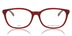 06k3 Kate Spade New York 716736207322 Trulee/f 140 Burgundy Gold Eyeglass Frames