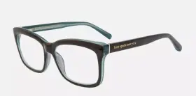 0ipr Kate Spade New York 716736399263 Dollie Rectangle Reading Glasses Havana Blue 53mm 2.5