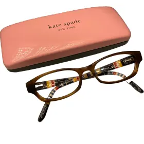 Kate Spade New York 716737260456 Womens Eyeglass Frames Twyla Jzs Brown 48-16 135 Case Cloth