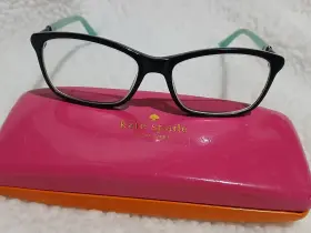 0erk Kate Spade New York 716737473863 Catrina Womens Plastic Eyeglass Frame Navy 51-15 Spring Hinges