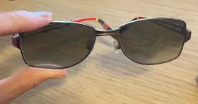 Qh71 Kate Spade New York Sunglass Frame Chalice/s Eq6 130 Gold Full Rim Metal Italy With Case