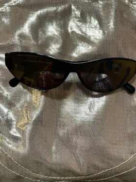 Modkat02 Katsu Japan Graffiti Sun Glasses Kat02 A Better Feeling Blk And Silver Pre Owned