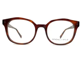 51-21-140 Kendall Kylie Kko106 Eyeglasses Frames Violet 209 Tortoise Square