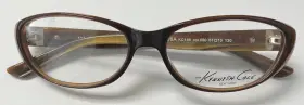 Kc189 Kenneth Cole Designer Eyewear Womens Brown Medium Size Fast Shipping