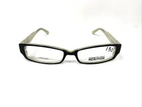Kc702 Kenneth Cole Reaction 005 52/16/135 Black Flex Hinge Eyeglasses H996