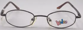 41-19-125 Kidco Zimco Lagoon Glasses Brown Frames Kids Eyeglasses