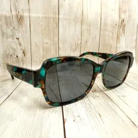 55-16-140 Kirkland Signature #1093255 Blue Tortoise Eyeglasses Frame Only - Taylor Italy