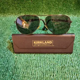 836953 Kirkland Signature Sunglasses Frames Only With Case Ks Missoula #836953 Gunmetal 61 13 140