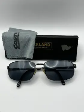 930540 Kirkland Signature Bordeaux Gunmetal Eyeglass Frames Only 60/17 140 Italy