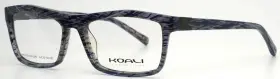 53-15-135 Koali Bb015 Morel 7665k Medium Blue Rectangle Womens Eyeglasses B 34
