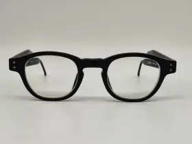 02-02m L.a.eyeworks Authentic La Fiction Pop Black Frame Glasses With Box