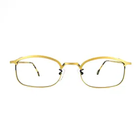 Akio-442 L.a.eyeworks L.a. Akio 442 Eyeglasses Sunglasses Frames Gold Rectangular Modern 135