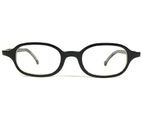40-19-125 L.a.eyeworks Mugs-789 Vintage La Eyeglasses Frames Mugs 789 Black Clear Square 40-19-125 L.a.eyeworks Mugs-789 Vintage La Eyeglasses Frames Mugs 789 Black Clear Square
