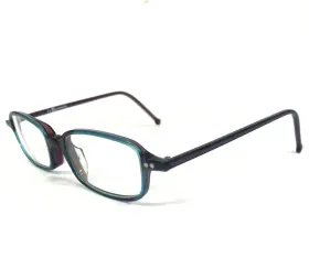 45-18-135 L.a.eyeworks Pal-255 Vintage La Eyeglasses Frames Pal 255 Blue Purple Rectangular