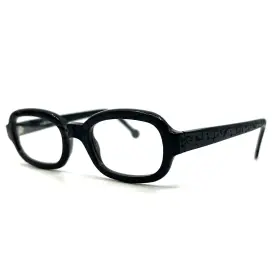 L.a.eyeworks Skagg-101 L.a.eyeworks Skagg 101 Eyeglasses Frames Black Rectangle Full Rim 48-22-135