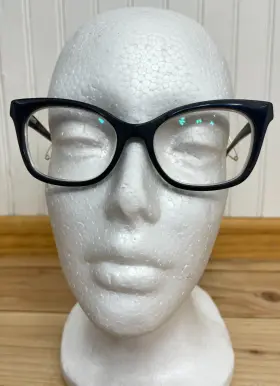 La001 L.a.m.b. Eyeglasses Womens Black Cat Eye Glasses Gwen Stefani Lamb Pin Up