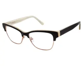 53-17-140 L.a.m.b. La064 New Lamb - Black Bone Designer Womens Cat Eye Eyeglasses