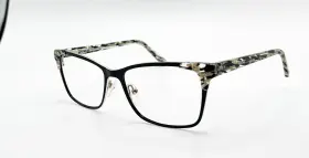 La074 L.a.m.b New Blk Black Authentic Eyeglasses 54-16