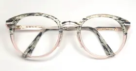 50-21-135 L.a.m.b. La087 L.a.m.b Blk Black Rose Gold Authentic Full Rim Eyeglasses Frame