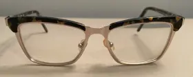 Lao17-gld L.a.m.b. L.a.m.b Eyeglasses Frames Lao17 Gld Black Gold Square Full Rim