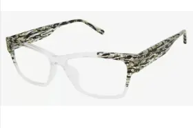 57-16-150 L.a.m.b. Lauf097 Eyeglasses Frames Only Multicolor Stripe Full Rim