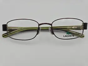 La12237 Lacoste 12237 Br Brown Green Eyeglasse Frames Only 49 18-135mm